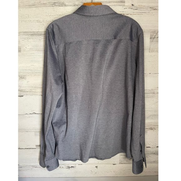 Façonnable Button Up Shirts Mens XL Blue 100% Cotton Club Casual Long Sleeve - Picture 5 of 5